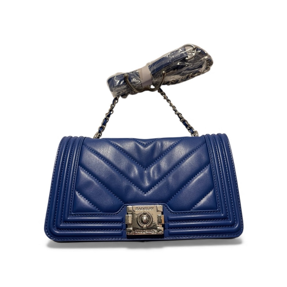 Badgley Mischka Royal Blue Crossbody Bag